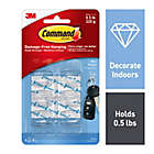 Alternate image 3 for 3M Command&trade; Plastic Damage-Free Hanging Mini Wall Hooks in Clear (Set of 6)