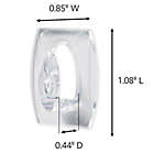 Alternate image 2 for 3M Command&trade; Plastic Damage-Free Hanging Mini Wall Hooks in Clear (Set of 6)