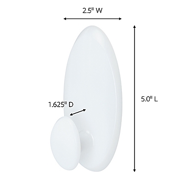 3M Command&trade; Clothes Hanger in White. View a larger version of this product image.