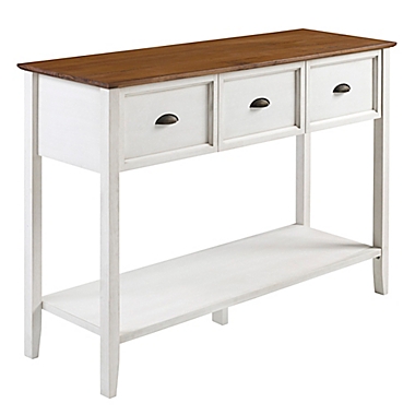 Forest Gate&trade; 3-Drawer Solid Wood Console Table. View a larger version of this product image.
