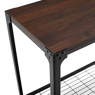 Forest Gate&trade; Wheatland Entryway Table in Dark Walnut. View a larger version of this product image.