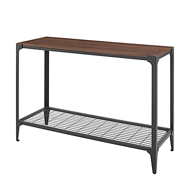 Forest Gate&trade; Wheatland Entryway Table in Dark Walnut. View a larger version of this product image.