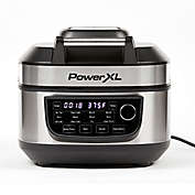 PowerXL Air Fryer Grill Combo in Stainless Steel/Black