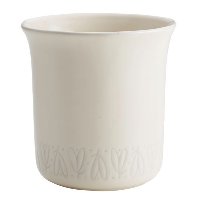 Ayesha Curry™ Utensil Holder in Vanilla Bed Bath & Beyond
