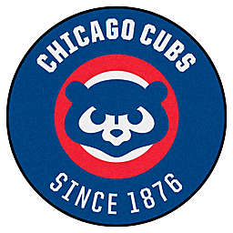 MLB Chicago Cubs Est. 1876 Retro Logo 27-Inch Roundel Mat