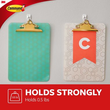3M Command&trade; 9-Count Small Wire Hooks. View a larger version of this product image.