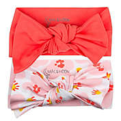 Mac &amp; Moon Size 0-9M 2-Pack Headbands in Coral