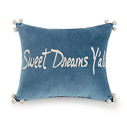 Jessica Simpson Tallulah "Sweet Dreams Y'All Oblong Throw Pillow