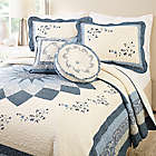 Alternate image 1 for Charlotte Queen Bedspread in Blue