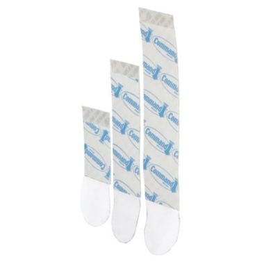 3M Command&trade; 16-Count Small, Medium, and Large Adhesive Hook Refill Strips. View a larger version of this product image.