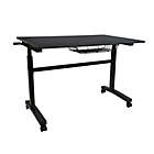 Alternate image 0 for Atlantic Height Adjustable Desk with Casters in Black