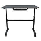 Alternate image 4 for Atlantic Height Adjustable Desk with Casters in Black