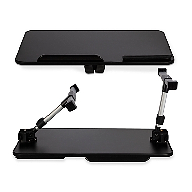 Atlantic Tilting/Adjustable Laptop Table Stand in Black. View a larger version of this product image.