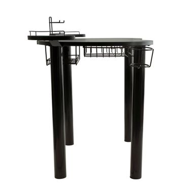 Atlantic Eclipse Space Saver Gaming Desk in Black. View a larger version of this product image.