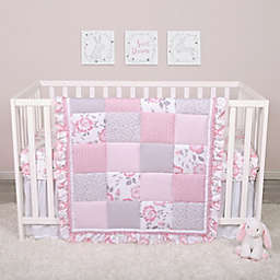 Sammy & Lou Emma 4-Piece Crib Bedding Set in Pink