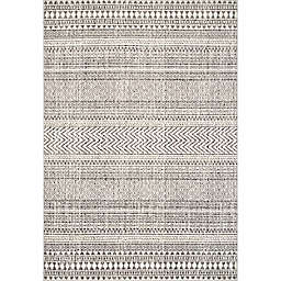 nuLOOM Catherine Henna Tribal Bands 10' x 14' Area Rug in Grey