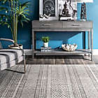 Alternate image 2 for nuLOOM Catherine Henna Tribal Bands 10&#39; x 14&#39; Area Rug in Grey
