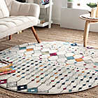 Alternate image 1 for nuLOOM Moroccan Blythe 4&#39; Round Area Rug in Multicolor