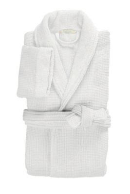 Haven&trade; Waffle Small Organic Cotton Robe in White