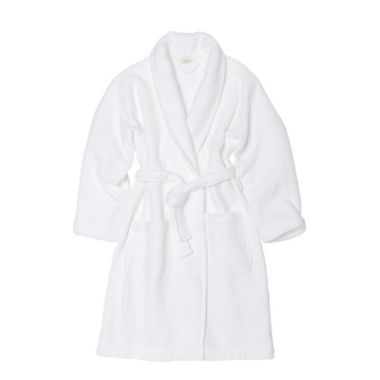Haven&trade; Waffle Small Organic Cotton Robe in White. View a larger version of this product image.