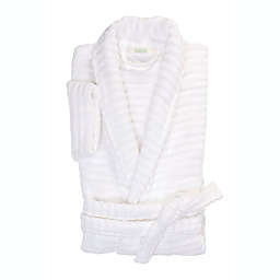 Haven™ Wave Large/X-Large Organic Cotton Robe in Bright White