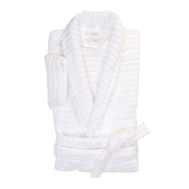 Haven&trade; Wave Large/X-Large Organic Cotton Robe in Bright White. View a larger version of this product image.