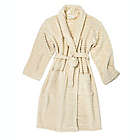 Alternate image 2 for Haven&trade; Wave Small/Medium Organic Cotton Robe in Silver Peony