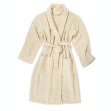 Haven&trade; Wave Small/Medium Organic Cotton Robe in Silver Peony. View a larger version of this product image.