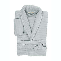 Haven™ Wave Organic Cotton Large/X-Large Robe in Sky Grey