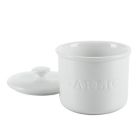 Alternate image 1 for Our Table&trade; Simply White Words Garlic Keeper