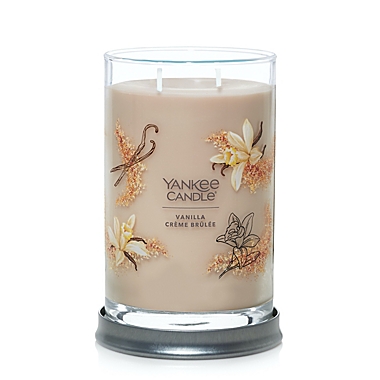 Yankee Candle&reg; Vanilla Creme Brulee Signature Collection 20 oz. Large Tumbler Candle. View a larger version of this product image.
