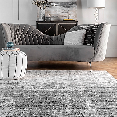 nuLOOM Deedra 10&#39; x 14&#39; Area Rug in Grey. View a larger version of this product image.