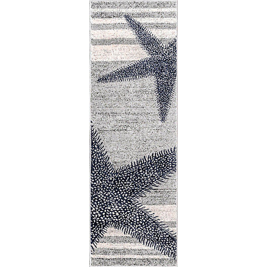 Alternate image 1 for nuLOOM 6' Thomas Paul Starfish Rug in Grey