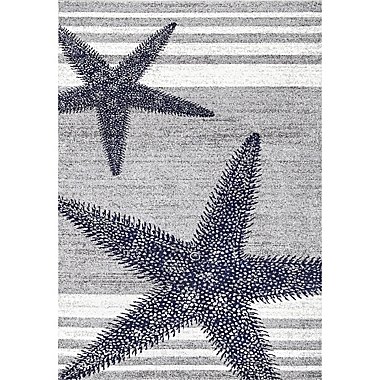 nuLOOM Thomas Paul Starfish Rug in Grey. View a larger version of this product image.