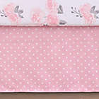 Alternate image 3 for The Peanutshell&trade; Pink Floral 3-Piece Crib Bedding Set