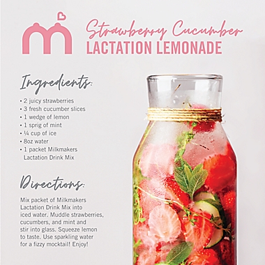 Munchkin&reg; Milkmakers&reg; 14-Count Lactaction Berry Lemonade Drink Mix. View a larger version of this product image.