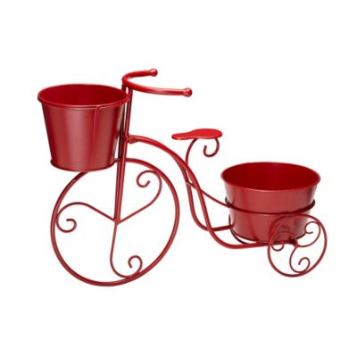 Glitzhome&reg; Metal Tricycle Plant Stand