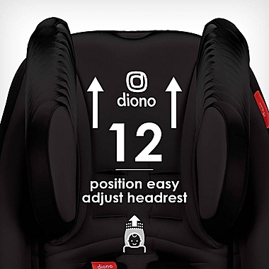Diono&trade; Radian 3 RXT All-In-One Convertible Car Seat in Black. View a larger version of this product image.