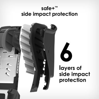 Diono radian&reg; 3QX Ultimate 3 Across All-in-One Convertible Car Seat in Black. View a larger version of this product image.