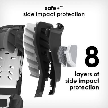 Diono&reg; radian&reg; 3QXT Ultimate 3 Across All-in-One Convertible Car Seat in Black. View a larger version of this product image.