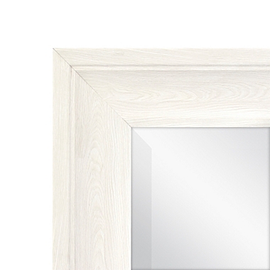 Amoura 33.5-Inch x 27.5-Inch Rectangular Wall Mirror in White. View a larger version of this product image.