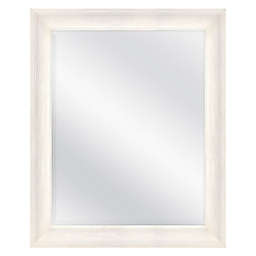 Amoura 33.5-Inch x 27.5-Inch Rectangular Wall Mirror in White