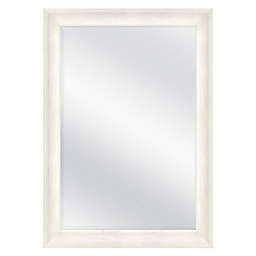 Amoura 41.5-Inch x 29.5-Inch Rectangular Wall Mirror in White