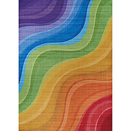 Couristan Rainbow Candiland Multicolor Area Rug