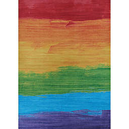 Couristan Rainbow Passion 2' x 8' Multicolor Runner Area Rug