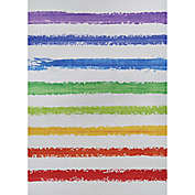 Couristan Rainbow Flavors 5&#39; x 8&#39; Area Rug in Spearmint/Multicolor