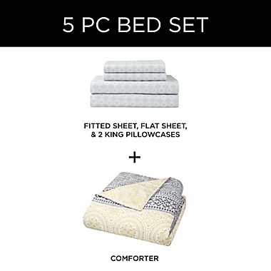 Tamara 5-Piece King Comforter Set. View a larger version of this product image.