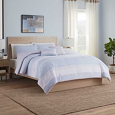 Allie Full/Queen 5-Piece Comforter Set in Blue/Grey. View a larger version of this product image.