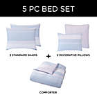 Alternate image 8 for Allie Full/Queen 5-Piece Comforter Set in Blue/Grey