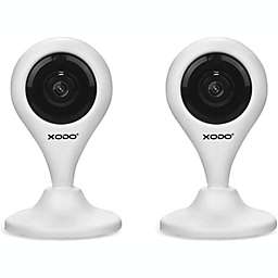 XODO® E4 Smart Wireless Home Security Cameras in Black (Set of 2)